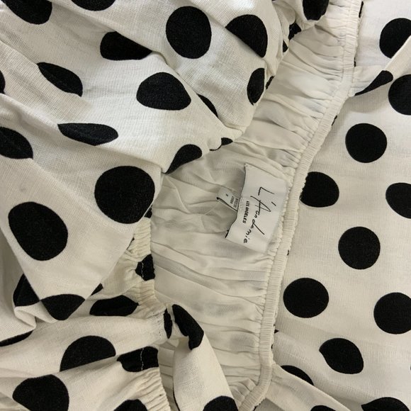 NEW L'Academie The Cruz Mini Dress White Small C22 - Picture 7 of 9